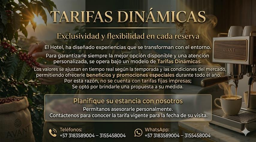 tarifas-dinamicas - Alquiler de Fincas en el Quindio, Hoteles en el Eje Cafetero Tarifas Dinámicas